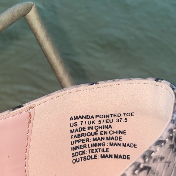 JustFab Amanda pointed toe flat shoes - Picture 6 of 6